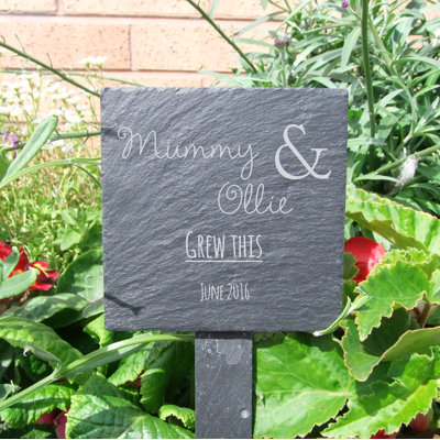 Lometa Stone Plants & Flowers Garden Sign