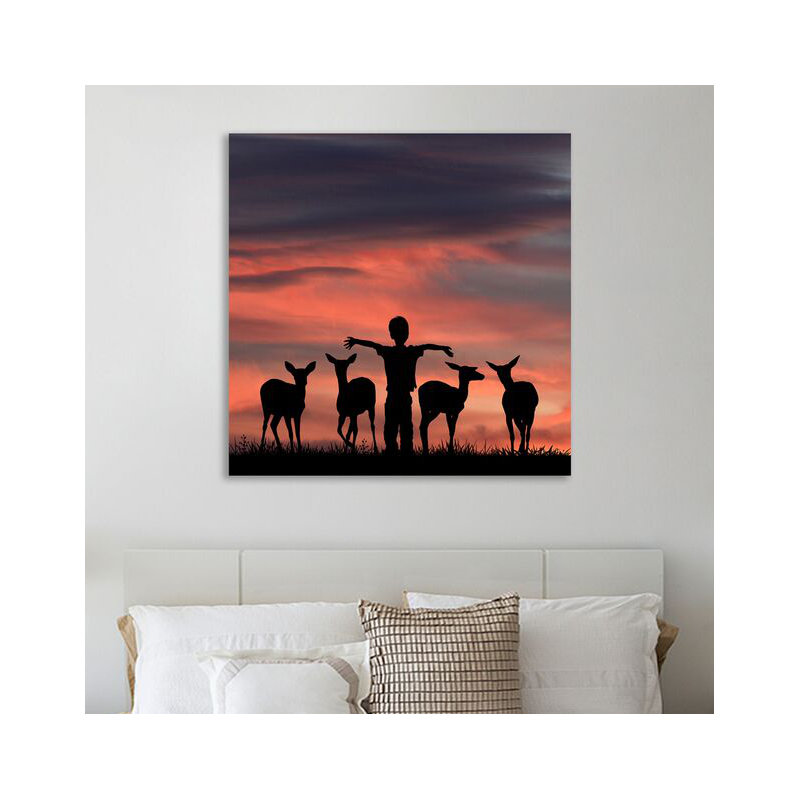 Look What I Found by Dominic Liam - Wrapped Canvas Print, 122cm H x 122cm W x 4cm D