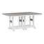 Berlin Gardens Garden Classic Regular Top With White Base Rectangular Counter Height Table-1058096546-1058096563