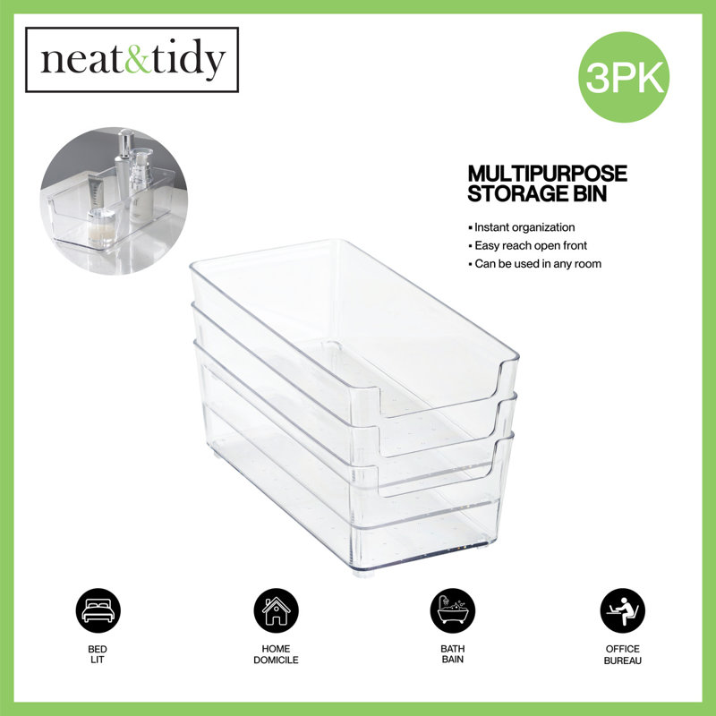 Rebrilliant Nyeisha Plastic Decorative Bin