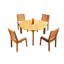Maldives Outdoor 5 - Piece Teak Dining Set