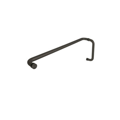FHC CP10X28DU 10" X 28" Push/Pull Combo - 1" Diameter Back-to-Back - Dark Bronze