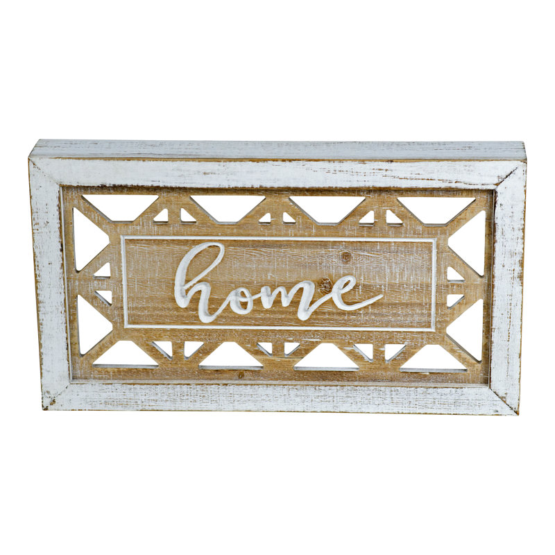 Signe en bois «maison»
