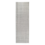 Whitby Hand Knotted Wool Geometric Area Rug in Gray/Ivory