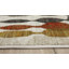 Tapis abstrait moderne à motif gingembre acoustique-61240636