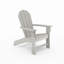 Chaise Adirondack gris foncé en polyéthylène haute densité de qualité supérieure pour l'élégance de la piscine, du patio et du jardin-2039815762