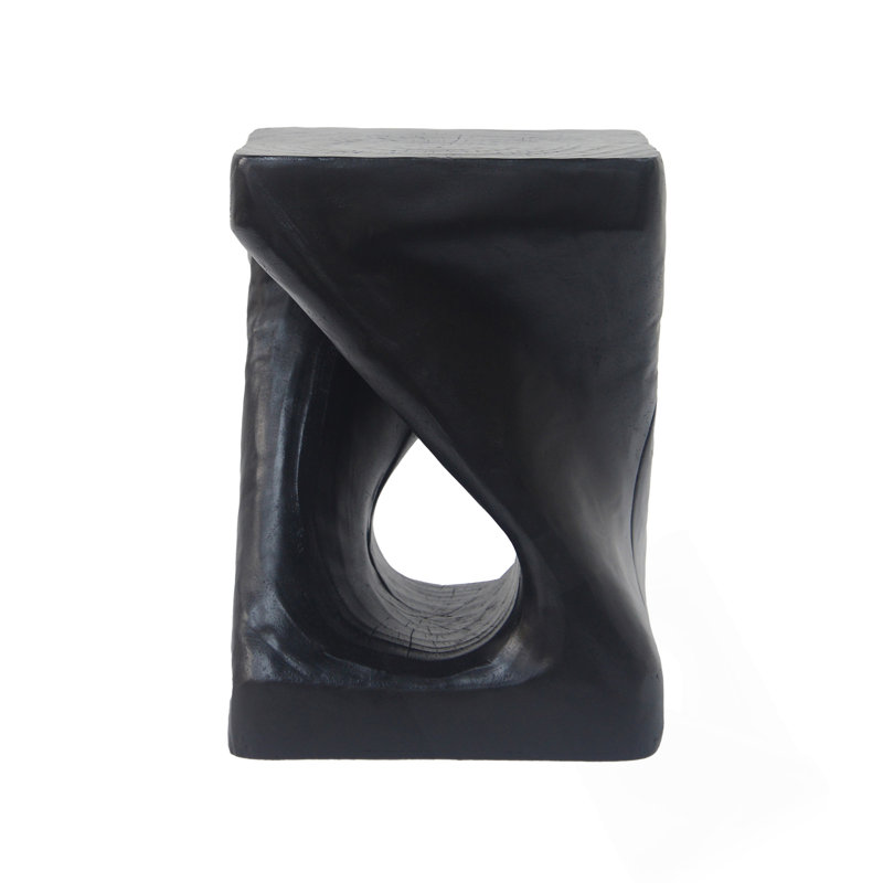 Table d'appoint Twist Shape, Noir