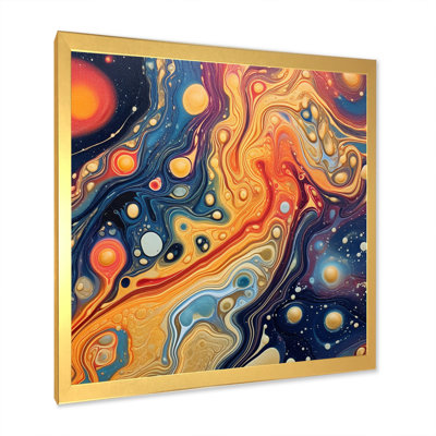 Orange galactique bleu II