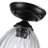 Zanera 1-Light Semi-Flush with Clear Glass-1870040853