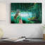«La Ragazza e la Montagna Mistica» par Titti Garelli, reproduction sur toile tendue-73170448-73170449-73170450