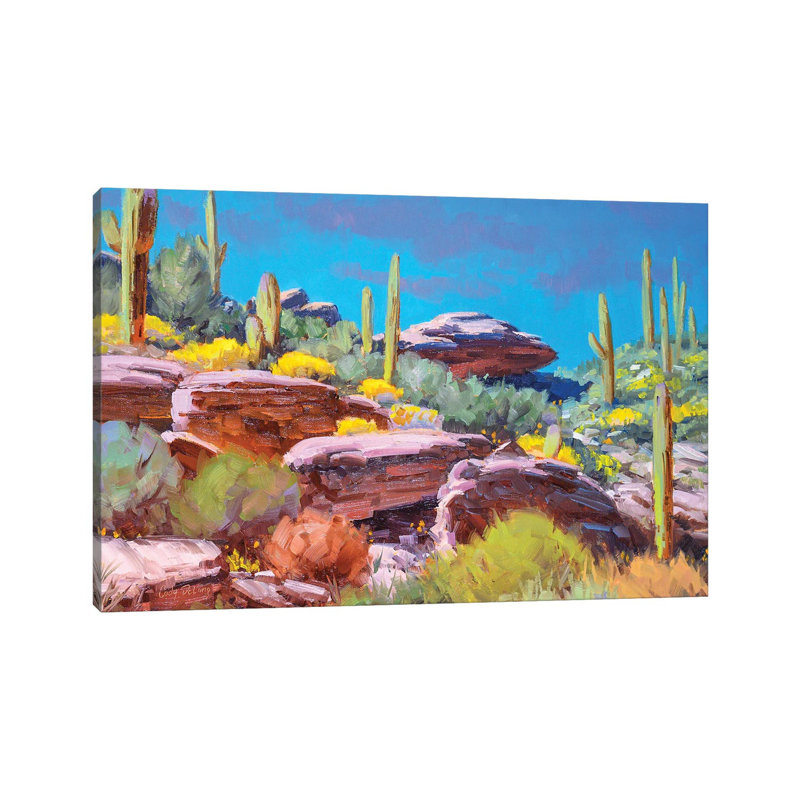 Desert Bloom by Cody DeLong - Wrapped Canvas Gallery-Wrapped Canvas Giclée, 66.04 cm H x 45.72 cm W x 3.175 cm D