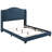 Aquira Upholstered Queen Wingback Bed Grey-1701799767-1701799766