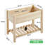Wood Elevated Planter-1867794118