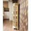 Solid Wood Lighted Curio Cabinet-1091320096