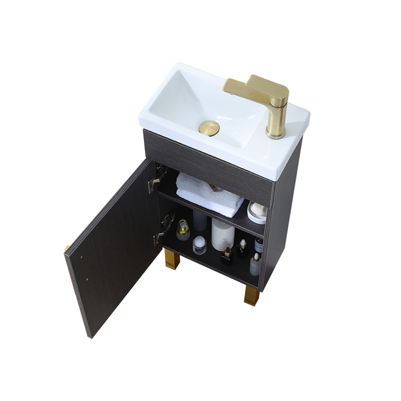 Ensemble de meuble-lavabo simple 16 po Modern