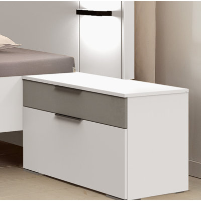 Chicago 116cm W Metal Bedside Table