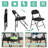 Zev Folding Chair Set, Vinyl Padded, 4 Pack, Comfortable Experience, Easy Storage