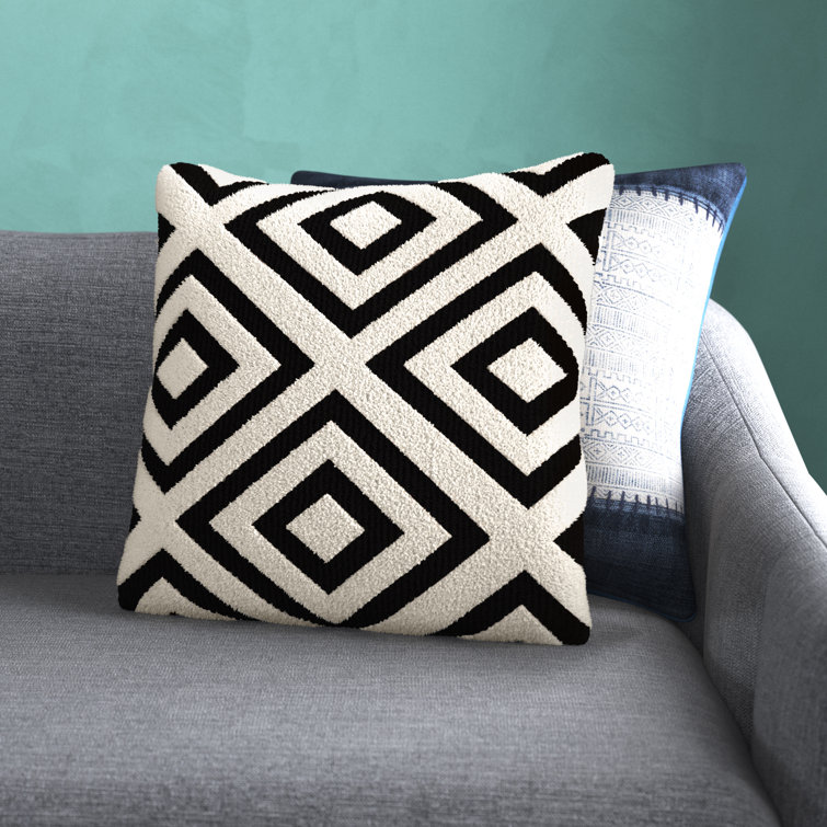 Geo Shapes Handcrafted Throw Pillow