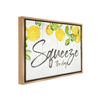 " Squeeze the Day Rustic " Print