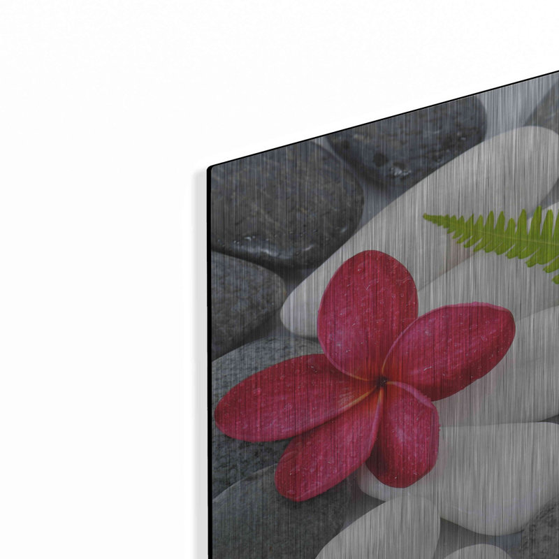 «Wabi-Sabi I», art mural en métal, H 16 po x l 12 po 