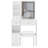 Small Size Premium Left Drawer Desktop Vanity Table + Cushioned Stool