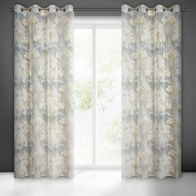 Afzal Eyelet Semi Sheer Curtain