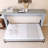 Gray Wood Frame Twin Murphy Bed