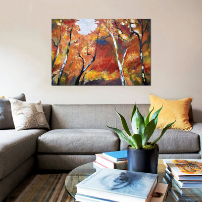« automne superficies », reproduction sur toile