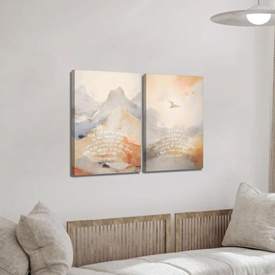 2 Piece Wrapped Canvas Print
