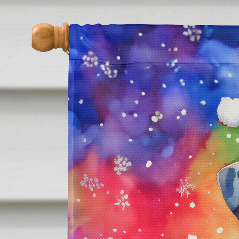 Drapeau de jardin en polyester à 2 faces, H 40 po x l 28 po