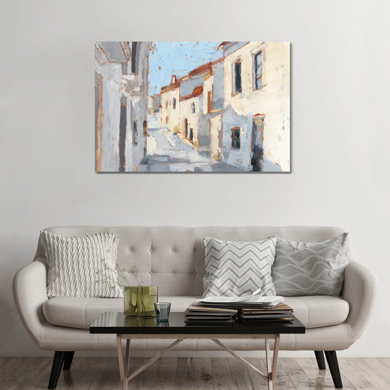 « Sun-washed I » par Ethan Harper, reproduction d’art, H 32 po x l 48 po x 1,5 po, Toile tendue, Pas de tapis
