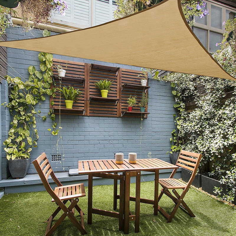 Triangle Shade Sail, Sand, 12' x12' x12'