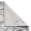 Amat area rug Machine Woven Rectangle Grey/Silver-70523313
