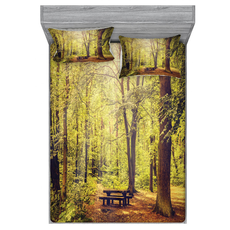 Microfiber Sheet Set, Queen Sheet Set with Fitted Sheet
