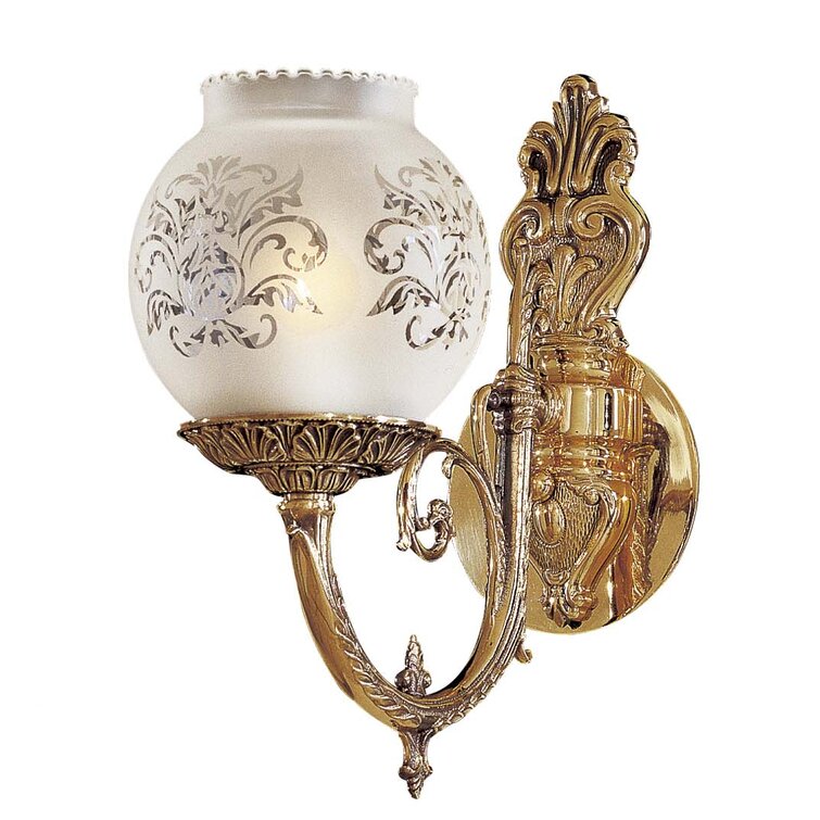 Vintage 1-Light Armed Sconce