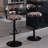 Bar stools Set of 2,Adjustable Bentwood Barstools,Counter Height Swivel Chairs with Back and Cushioned Seat,for Bar,Kitchen,Dining Room-1396829334