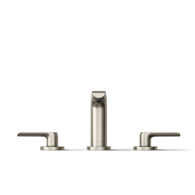 Avid Widespread Bathroom Sink Faucet, Vibrant Brushed Nickel