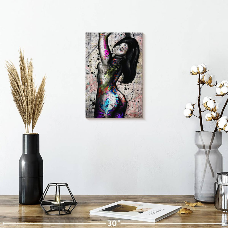 " African Curves " by Harper D., 12" H x 8" W x 1" D