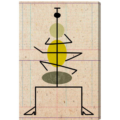 «Geometric Abstract Macarena» par Oliver Gal, reproduction d'art graphique sur toile tendue