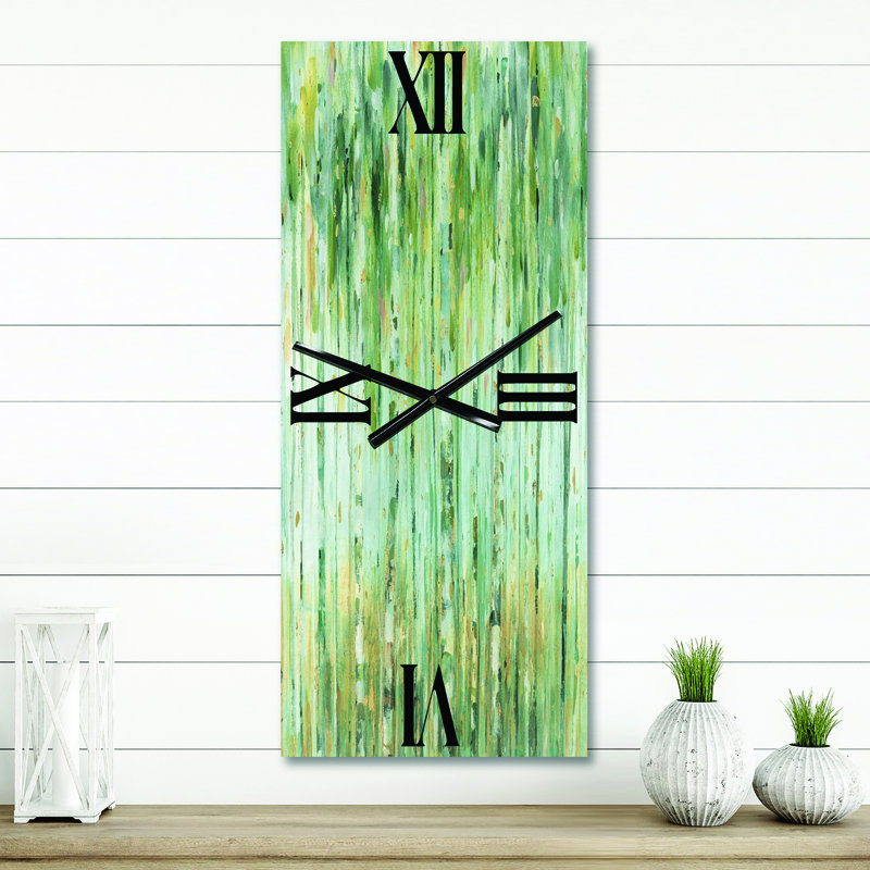 La forêt de bouleaux II - Horloge murale traditionnelle, Petit