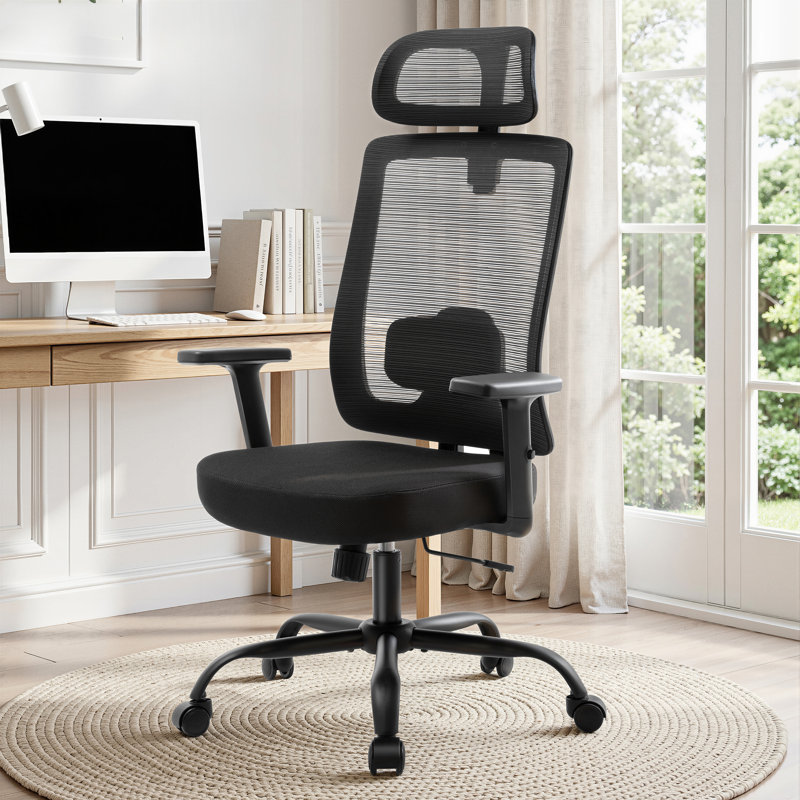 Ergonomic Mesh Office Task Chair, Black