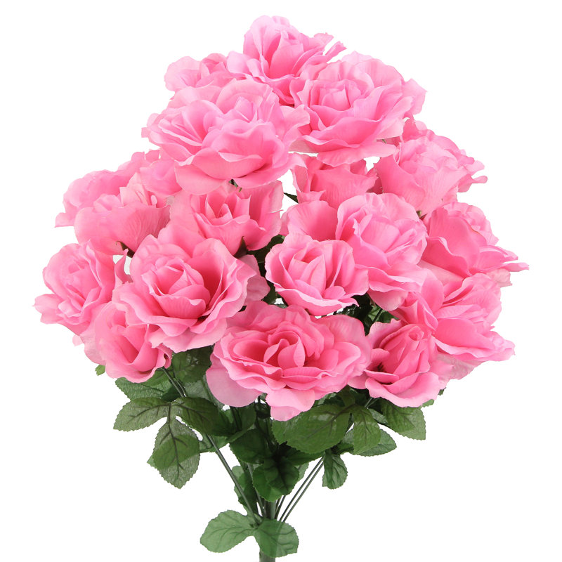 Bouquet de rose artificielles en fleurs, Rose