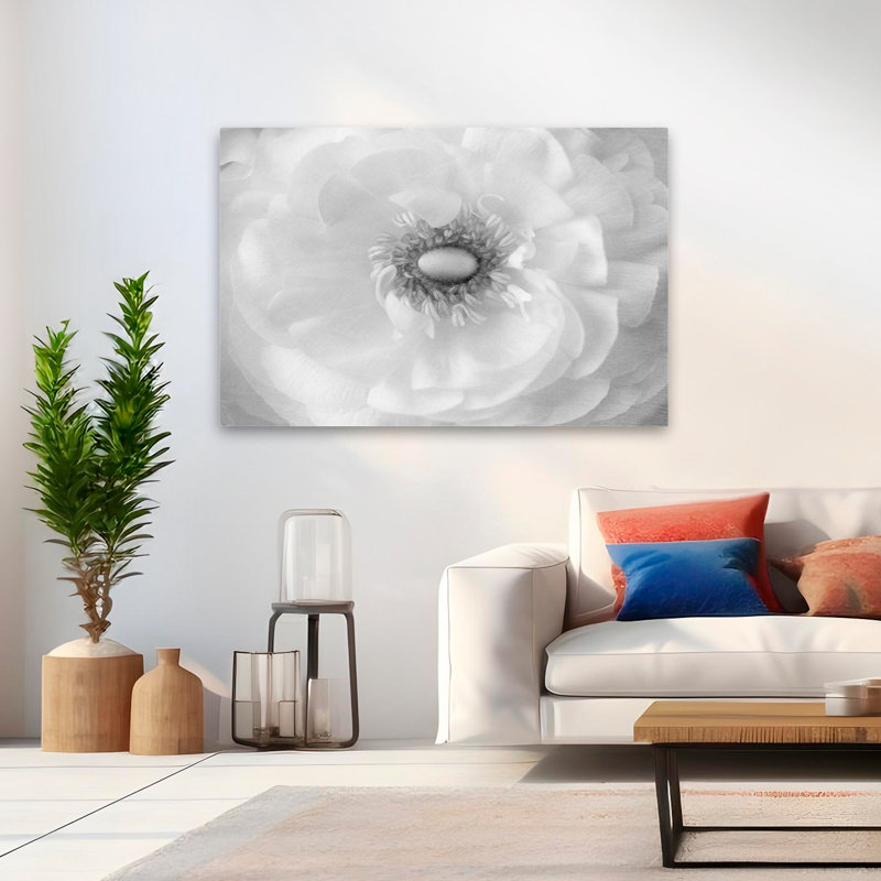 Plantes, fleurs, pureté II, art mural, H 32 po x l 48 po
