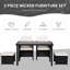 Patio Dining Set Rectangular Table with Cushions Included-56947910