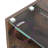 Abey Lift Top Tempered Glass Coffee Table with 2 Open Cabinets and Shelf-1589556301