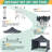 10x10ft Instant Pop-Up Canopy Tent with 3 Sidewalls - Waterproof Commercial-Grade Outdoor Shelter for Parties & Backyard, UV50+ Protection, Portable Frame with 4 Sandbags-111818380