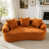 Tissu orange