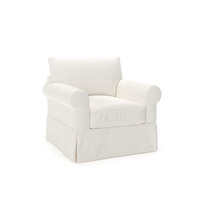 Amari 23" Wide Armchair, Apollo Alpaca Boucle