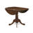 3 Piece Kitchen Table & Chairs Set Consist of a Round Dining Table with Dropleaf and 2 Upholstered Parson Chairs, 42x42 Inch, Antique Walnut-1305287246-1305287241-1305287234