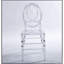 Chaise de mariage, chaise de salle à manger, ensemble de 4, siège en plastique